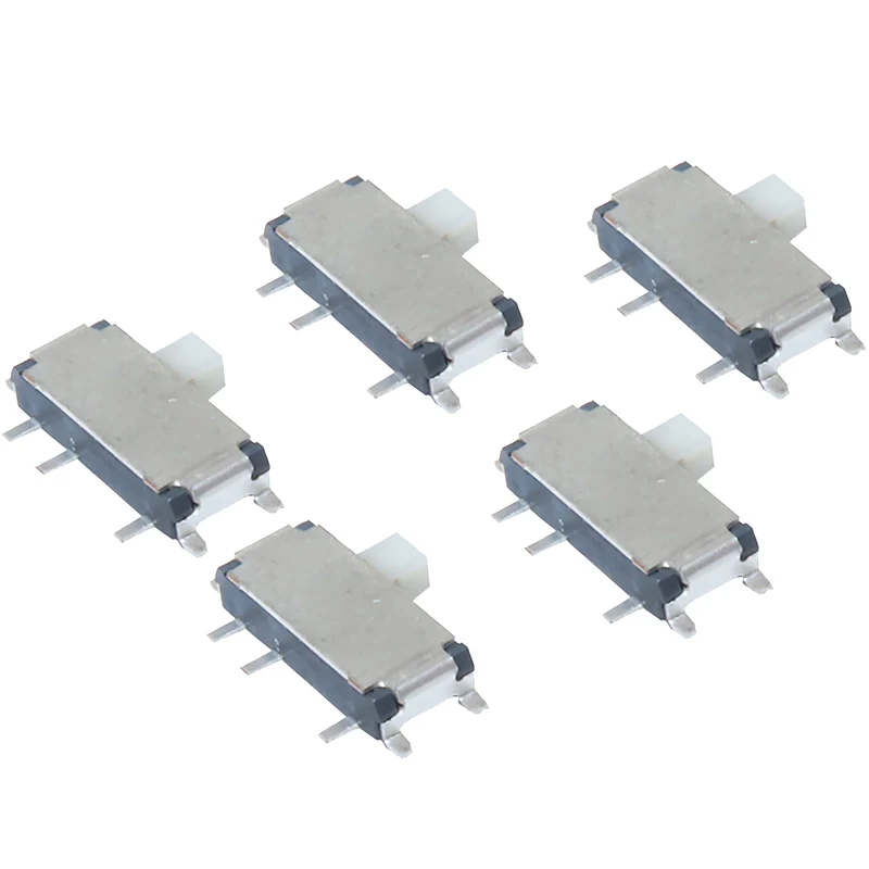 50PCS MSK-12C01-07 Miniature Horizontal Slide Switch SMD 7Pin Mini Slide Switch On-OFF 2Position Micro Slide Toggle Switch 1P2T