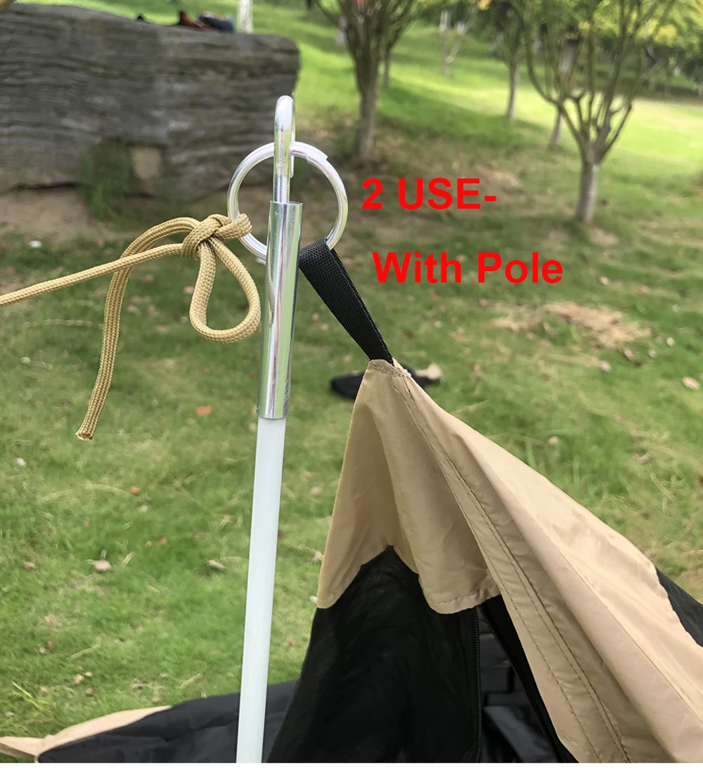 Kamperbox MT380 Moisture Proof Camping Tent B3 Micro Mesh Single Person Tent Glass Fiber Pole PU Polyester Bottom Outdoor Tent