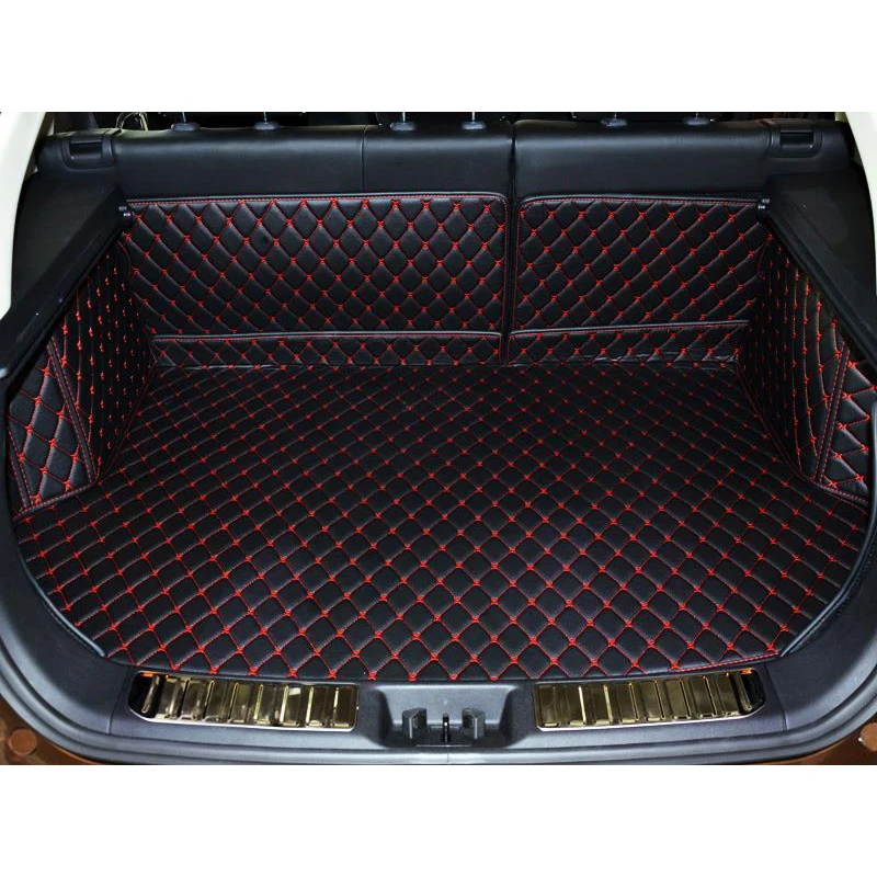 Durable Custom Leather Car Trunk Boot Mat For Volkswagen T-Roc Cabriolet AC7 Year 2020-2025 Auto Carpet Interior Parts