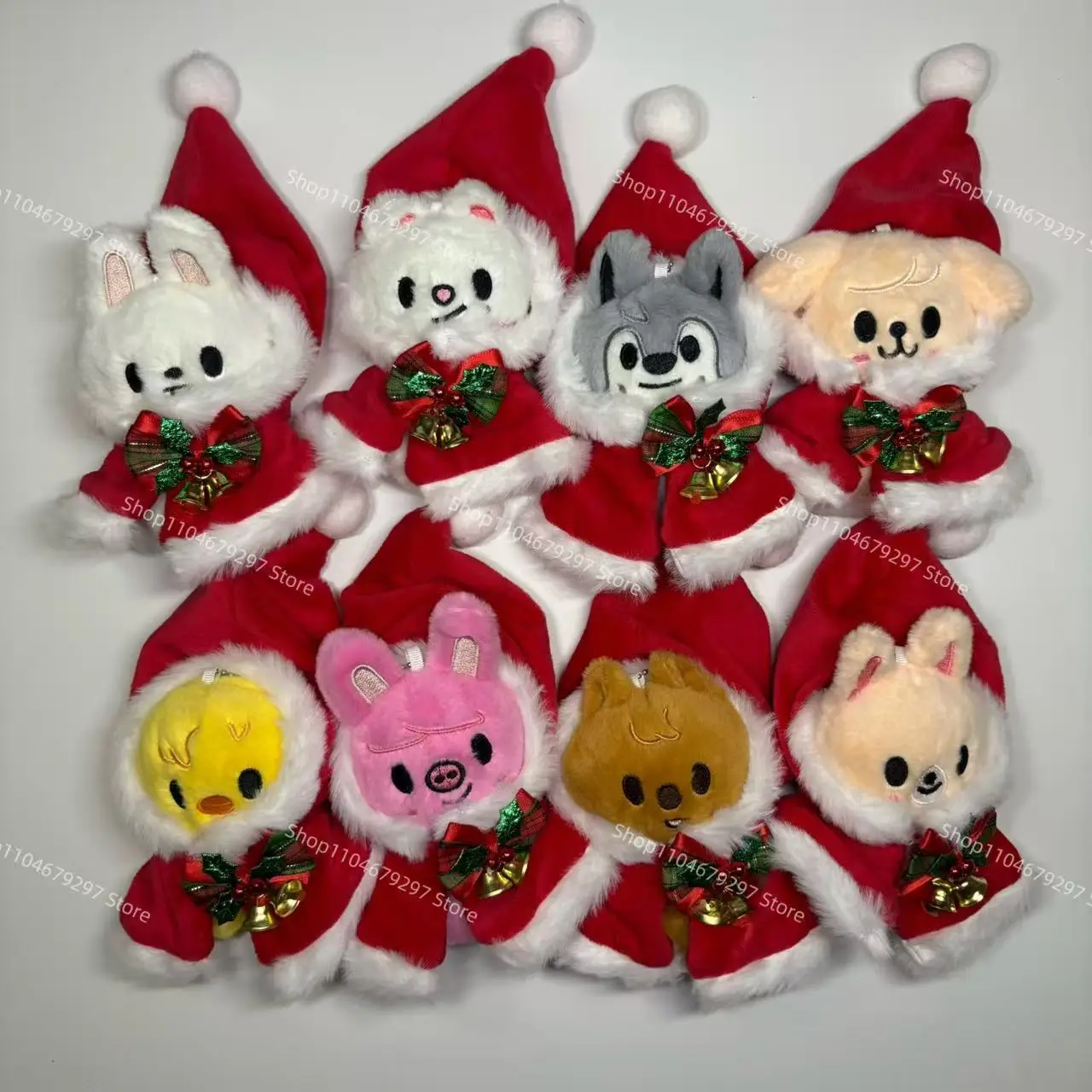 

SKZOO плюшевый брелок Straykids брелок Санта-Клаус же плюшевая игрушка KPOP плюшевая кукла детская игрушка SKZ плюшевое животное вентилятор подарок