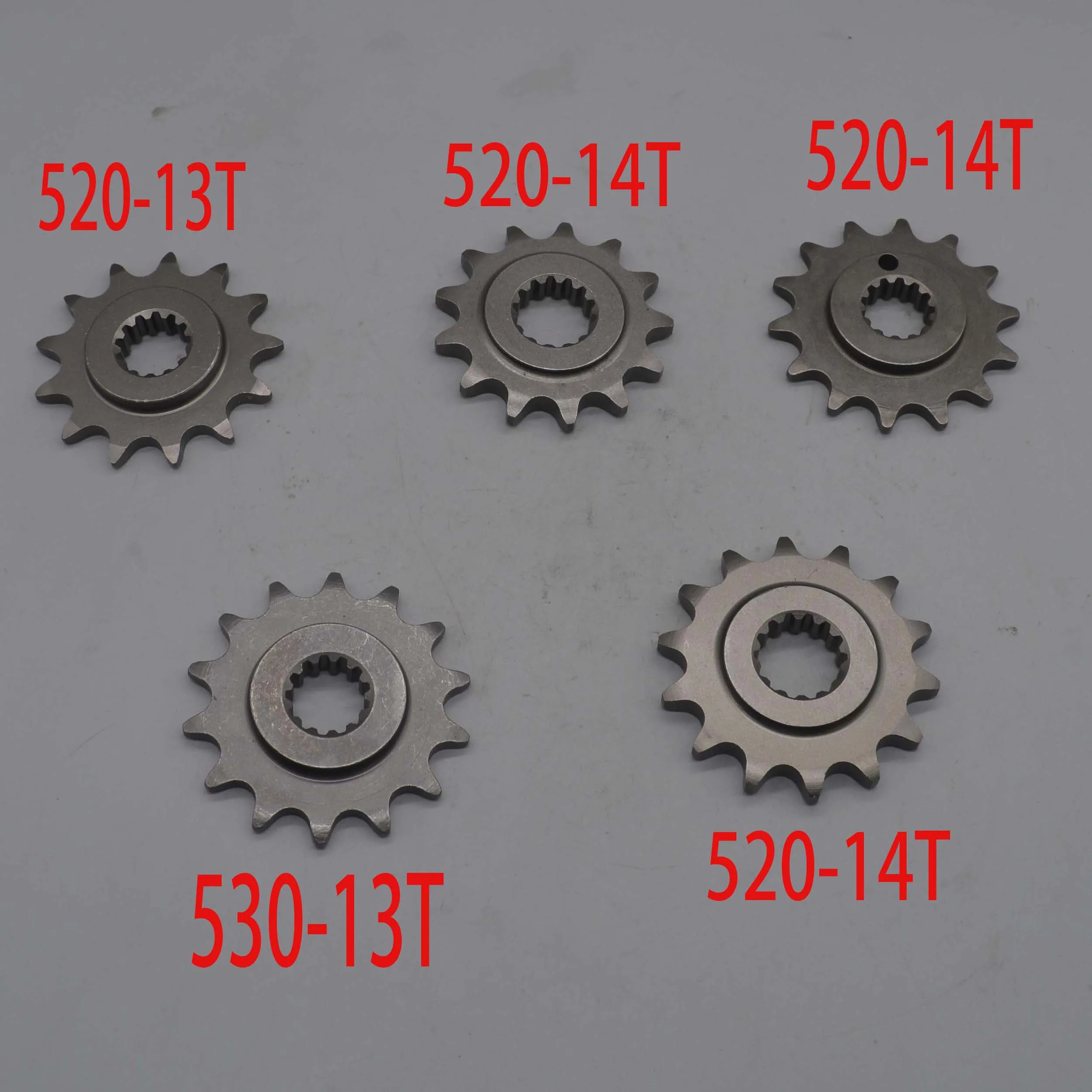 Front chain sprocket 520 530 chain 13T 14T for ZONGSHEN NC250 nc450 nc 250 450  RX3S kayo t4 t6 k6 rx3