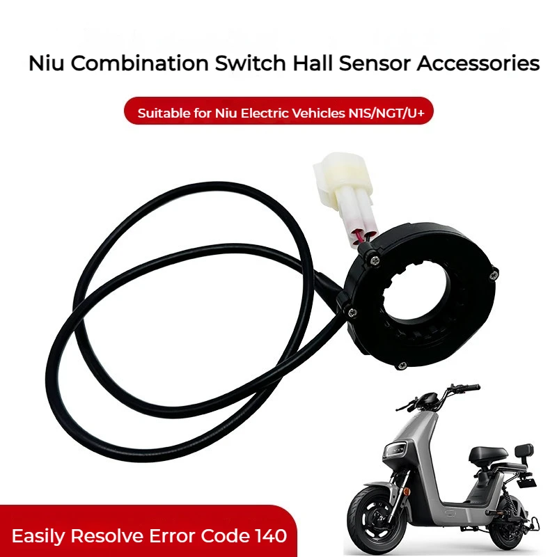 Accessoires de remplacement du capteur de position Hall pour interrupteur combiné Niu N1S/NQI/NGT/U+, résolution de 140 codes de défaut, pièce de réparation pour moto