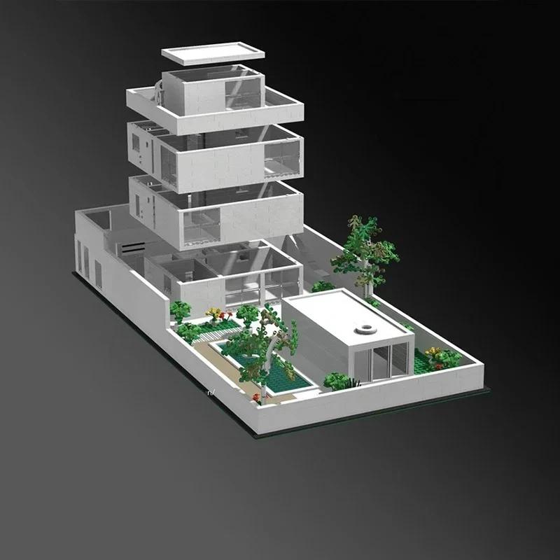 3206 pz MOC Turgano Casa Con Giardino Edificio Modulare Street View Modello Building Block Fai Da Te Assemblaggio Creativo Mattoni Giocattoli Regalo