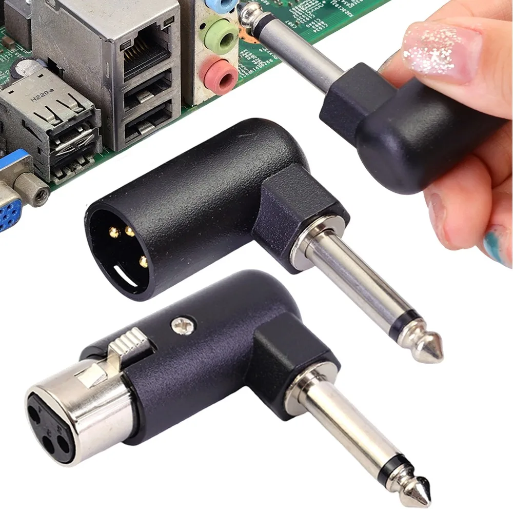 1-3pcs 3 Pin Female Male Adapter Microphone System Converter Head Electric Guitar System Converter Head for Studio Mixersnverter