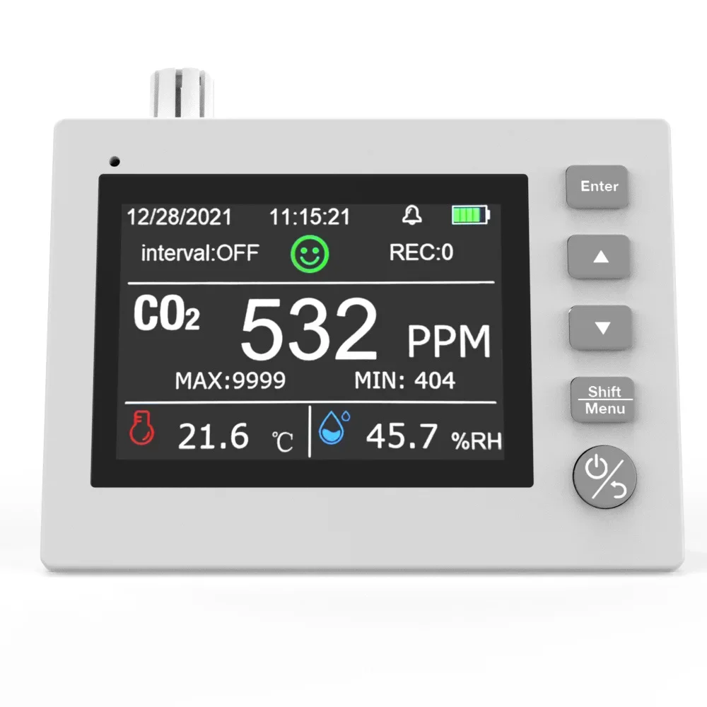 

CO2 detector S8 sensor Tuya APP can record 2000 sets of data