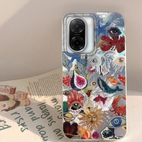 Retro Sun Planet Cocktail Women Case For Xiaomi Redmi Note 14 Pro 14C 13C 10 9A 9C 13 12 11 10S 9 8 Plus A5 A4 A3 A2 A1 Cover