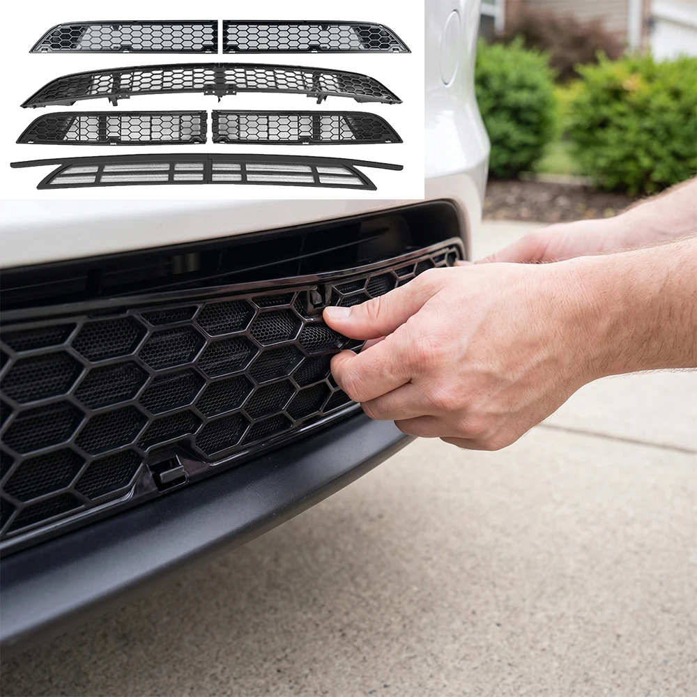 Air Vent Cover For Tesla Model 3 Highland Model Y Insect-proof Net Front Trunk Dust Proof Inner Vent Grille Protective Accessory