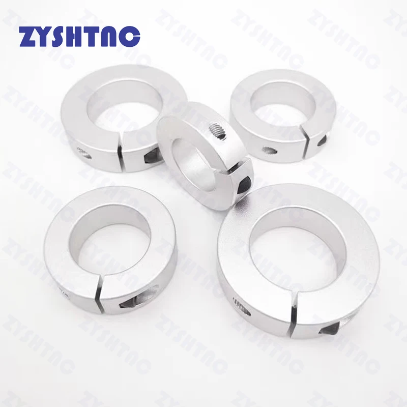 1pcs Split Collar Limit Shaft Retaining Ring Position Aluminum Alloy Surface Anodizing Treatment Stop Shaft Collar Dai 3 to 100 image 4