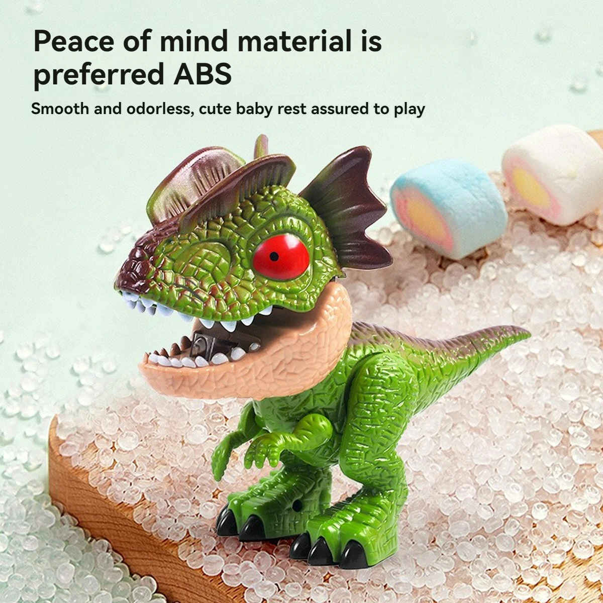 Hot selling creative stationery 5-in-1 set, detachable simulation dinosaur model toy, boys and girls learning supplies