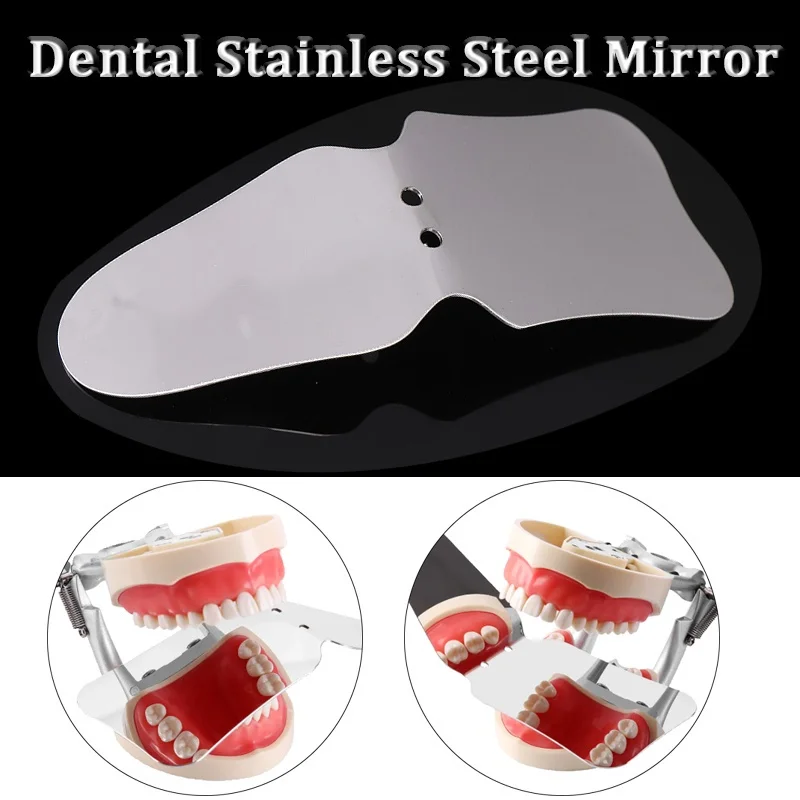 

Dental Stainless Steel Photography Mirrors Autoclavable Intra-Oral Orthodontic Reflector Single/Double Side
