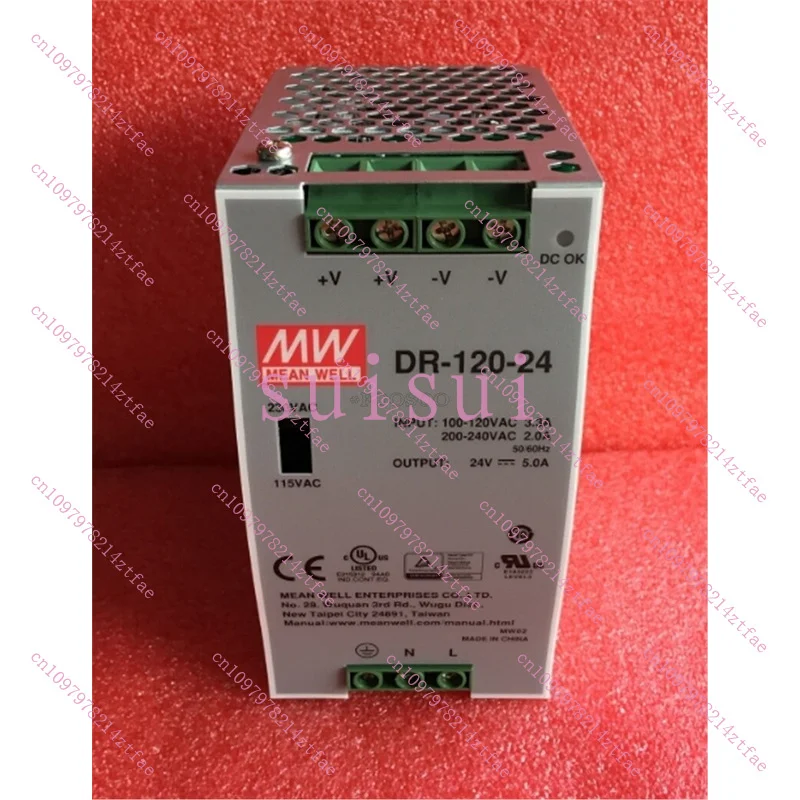 Б/у блок питания Meanwell DR-120-24 DR-120-24 # DC