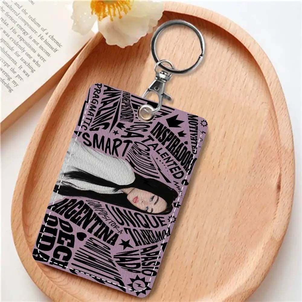 

Nicki Nicole Singer Alma Card Holder Suitable For Bank Business Work Card Holder Credit ID Card Badge Bag Holder Keychain