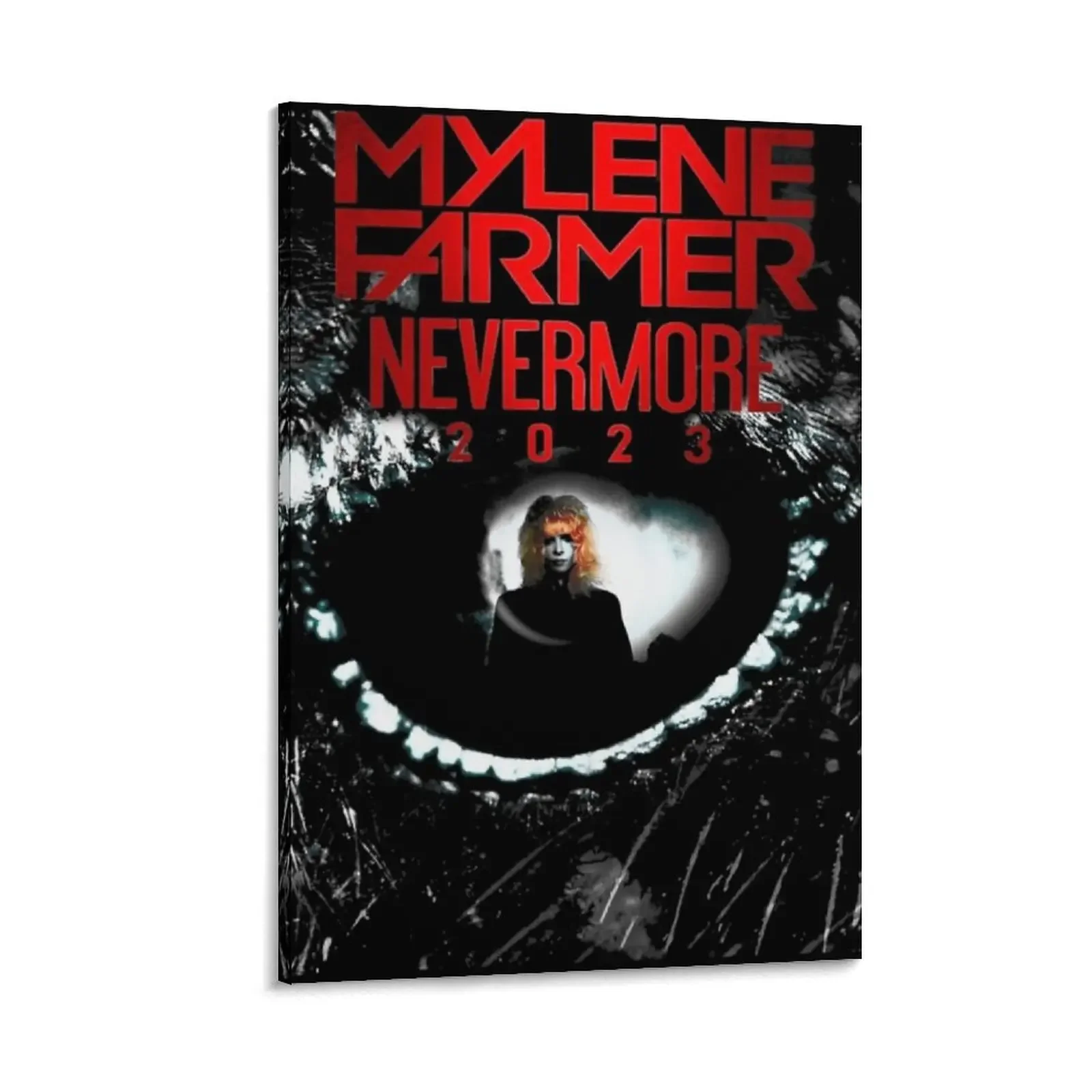 

mylene farmer nevermore, Mylene Farmer, Mylene Farmer 2023, mylène farmer 2022 Canvas Painting Posters on the wall