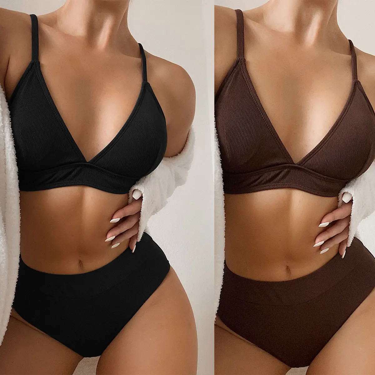 

High Waist Bikini Sexy Print Bikini Set Women Swimsuit High Waist Bathing Suit Beach Style Bikini 2022 Woman Sexy Bikini