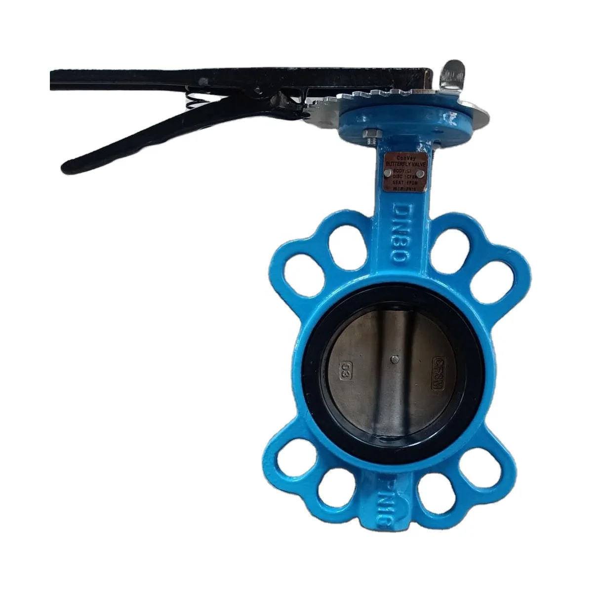 Manufacturing Wafter Type Butterfly Valve Hydraulic Casting ductile iron butterfly valve on sale