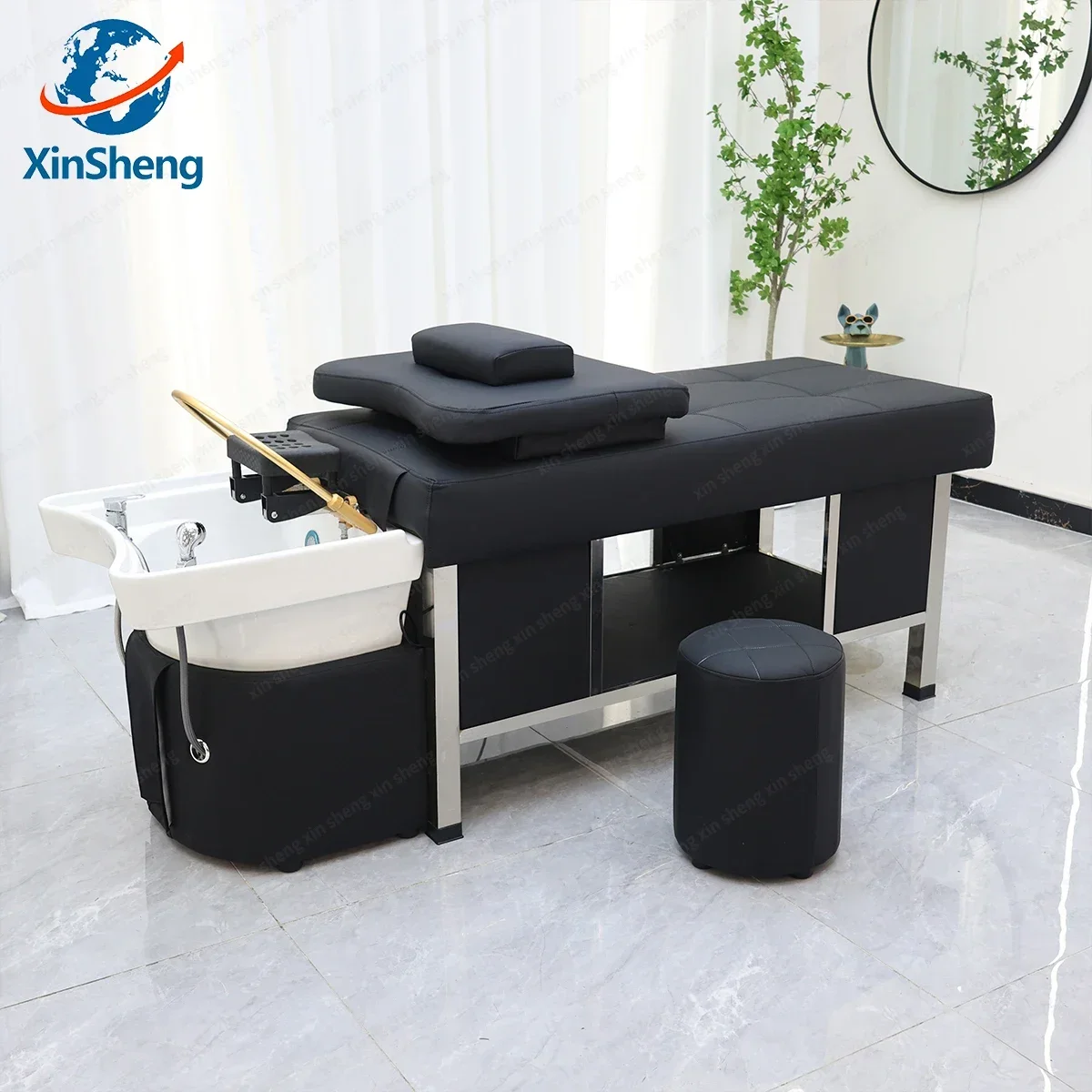 

XinSheng Hair Wash & Fumigation Shampoo Bed Head SPA Salon Station Massage Table Massage Beds Barber Shop Commercial Furniture