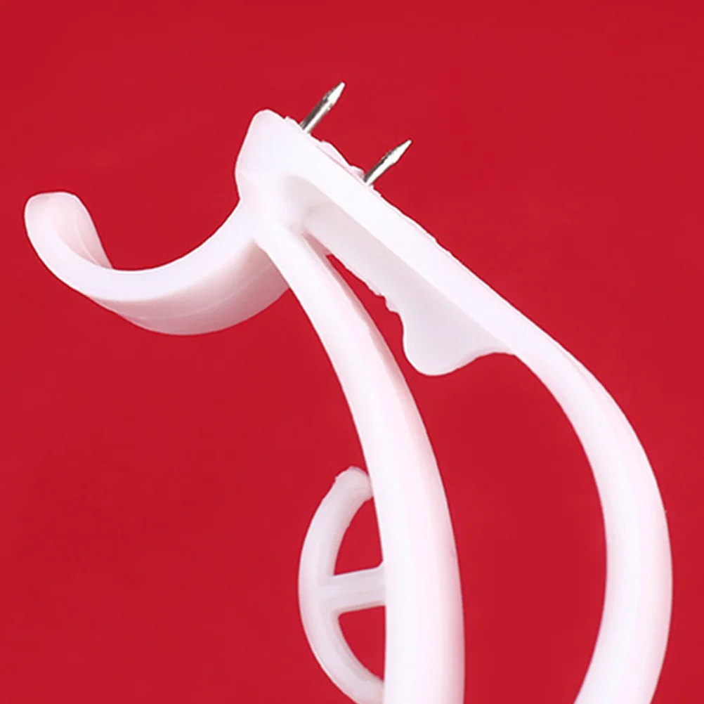 

10pcs Balloon Arch Clips Backdrop Balloon Tie Tool Household Elastic Hook Party Decorations Hanging Wall Decor Multi-Purpose