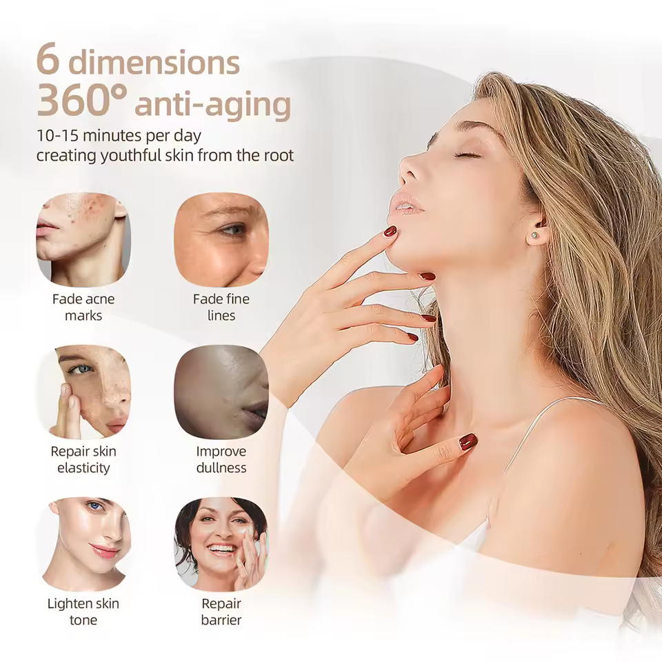 7가지 색상 실리콘 LED 마스크