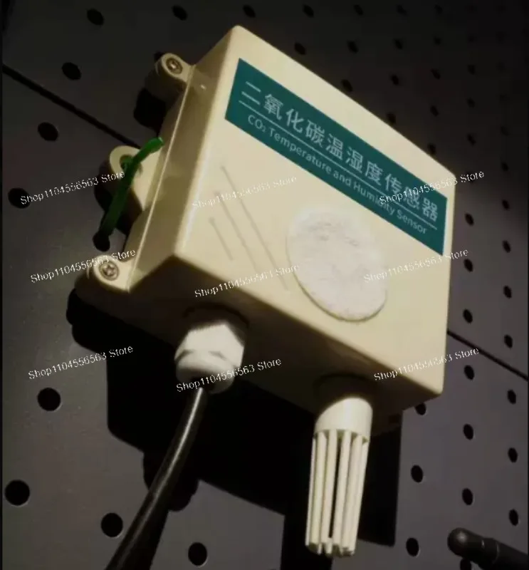 4-in-1 RS485 Remote Monitoring Greenhouse CO2 Temp Humidity Light Sensor Air Gas Transmitter