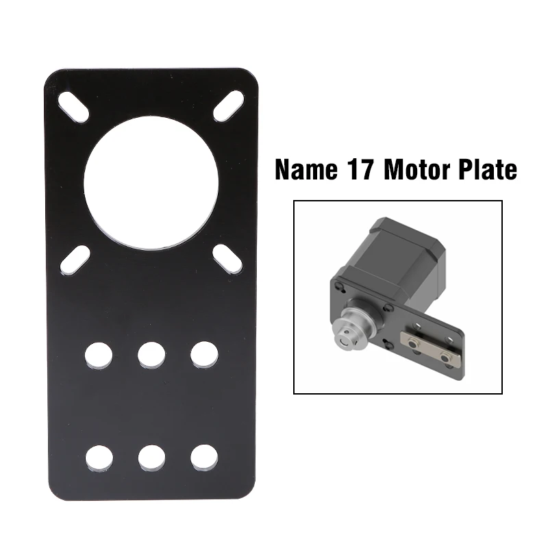 V-Openbuildd Motor Mount Plate - NEMA 17 23 Stepper Motor Mounting Fixed Plate Ilder Pulley Aluminum Bracket 3D Printer Parts