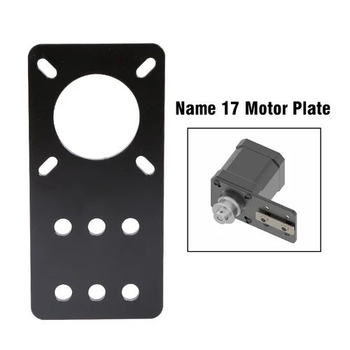 Imagen 2 del producto Placa de montaje de motor V-Openbuildd-NEMA 17 23 Placa fija de montaje de motor paso a paso polea Ilder soporte de aluminio piezas de impresora 3D