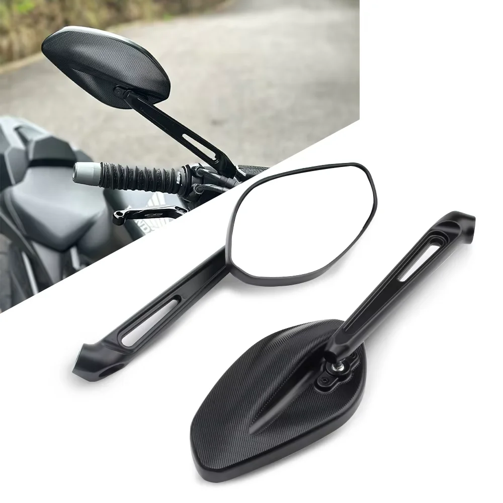 

Aluminum Motorcycle Rearview Side Mirror Handlebar Mirror For HONDA CBF190R/XNSS350/NSS750/X-ADV750 CB650R/CB650F/CB500F