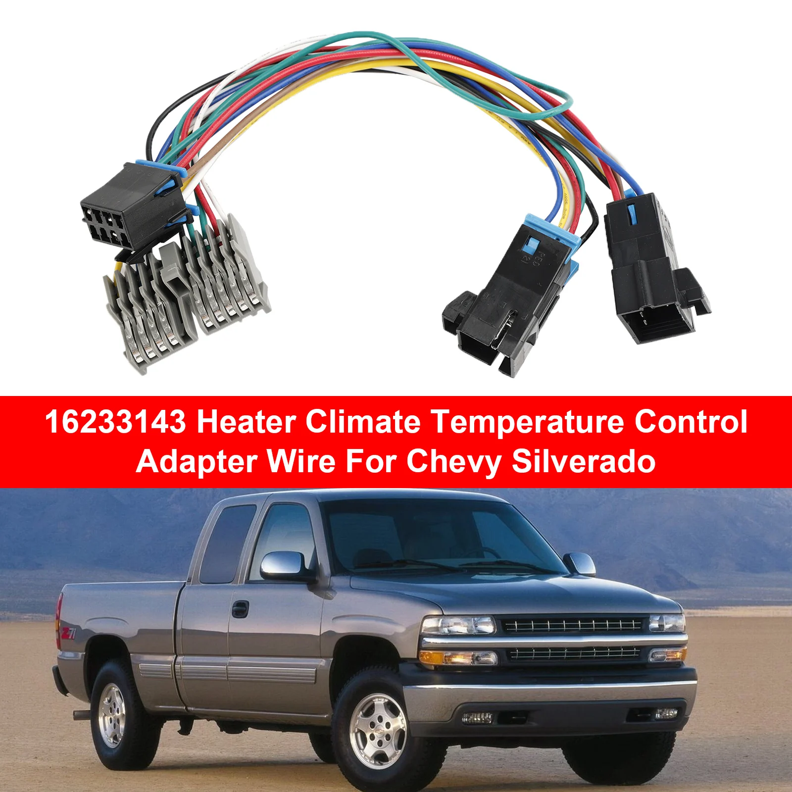 Artudatech 16233143 Heater Climate Temperature Control Adapter Wire For Chevy Silverado