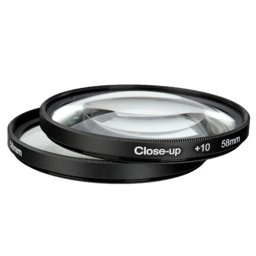 

Macro Close Up Lens Filter +1+2+4+10 Filter Kit 49mm 52mm 55mm 58mm 62mm 67mm 72mm 77mm for Canon Nikon Sony Cameras