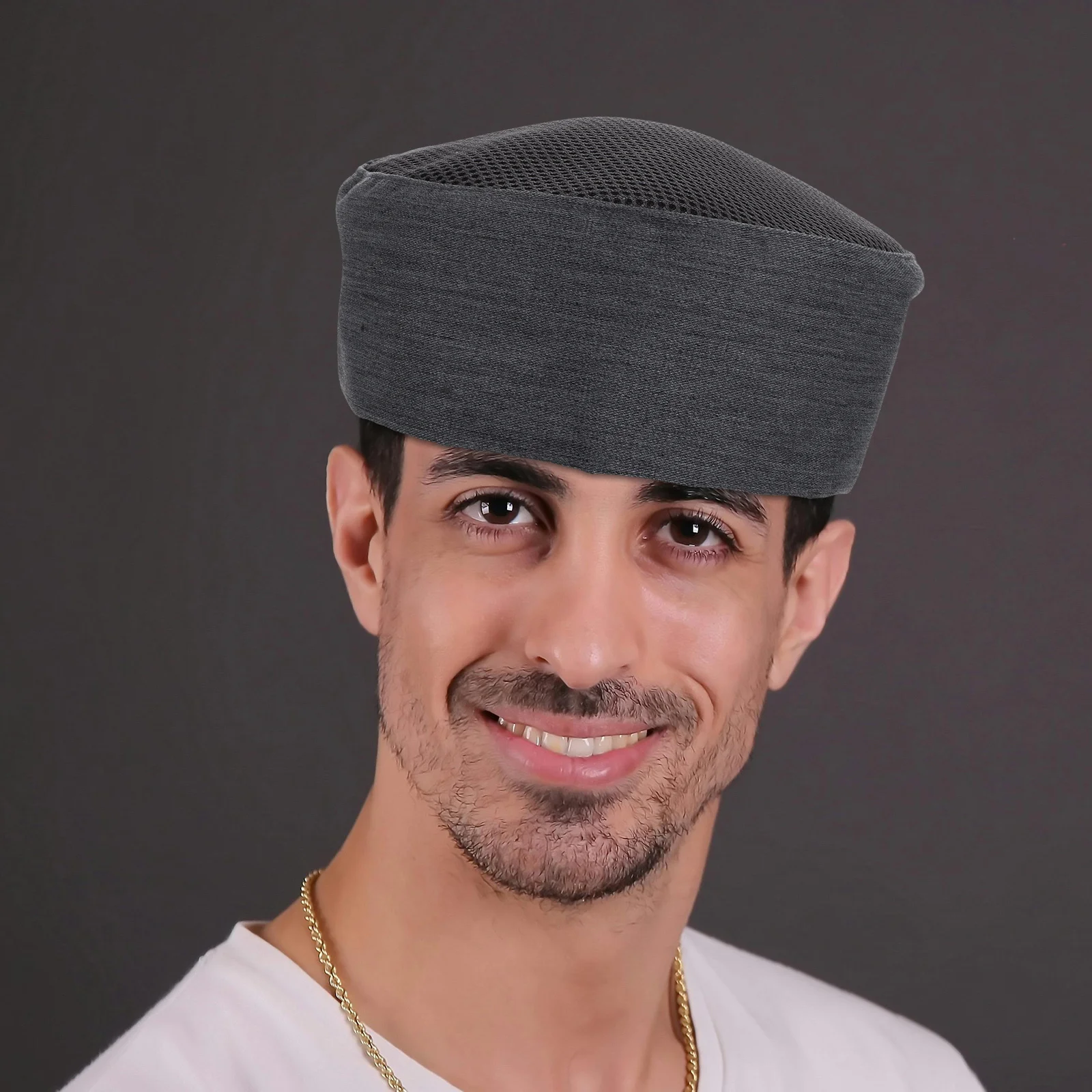 قبعات طاهٍ للمطبخ للجنسين، قبعات شبكية قابلة للتنفس، قبعات طبخ مريحة ومتينة على الطراز الكوري للبالغين والرجال والنساء #4