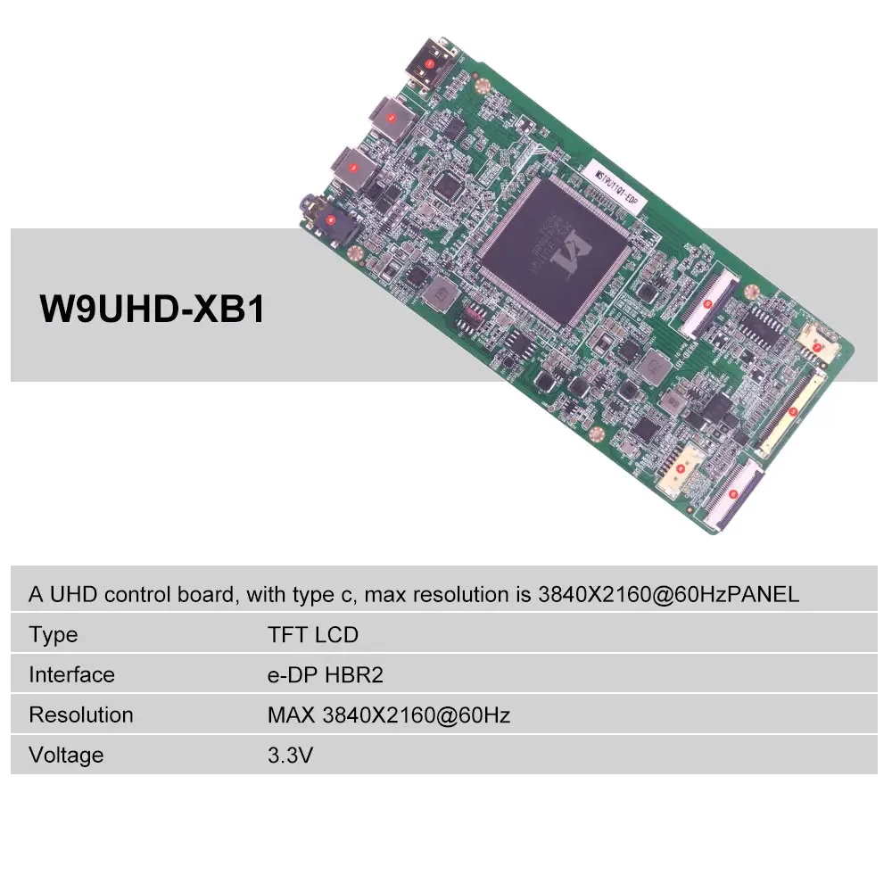 universal lcd control board  2*HDM1 USB OPS Speaker 20 pin 2k resolution 4k lcd V-By-One controller board for lcd panel module