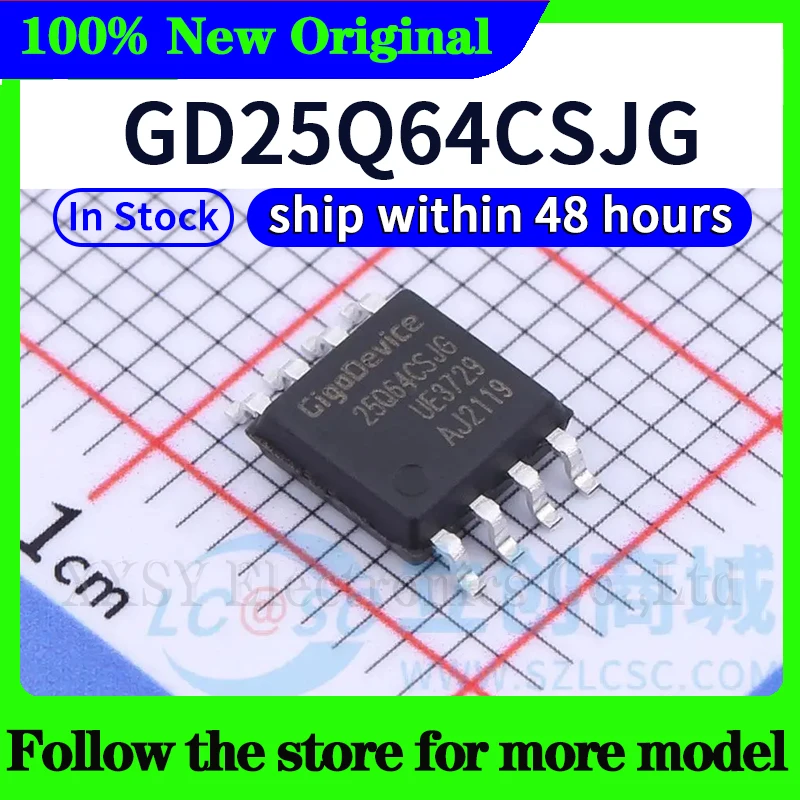 GD25Q64ESIG GD25Q64CSJG GD25Q64EWIG GD25Q64CWIG GD25Q64CSIG جودة عالية جديدة