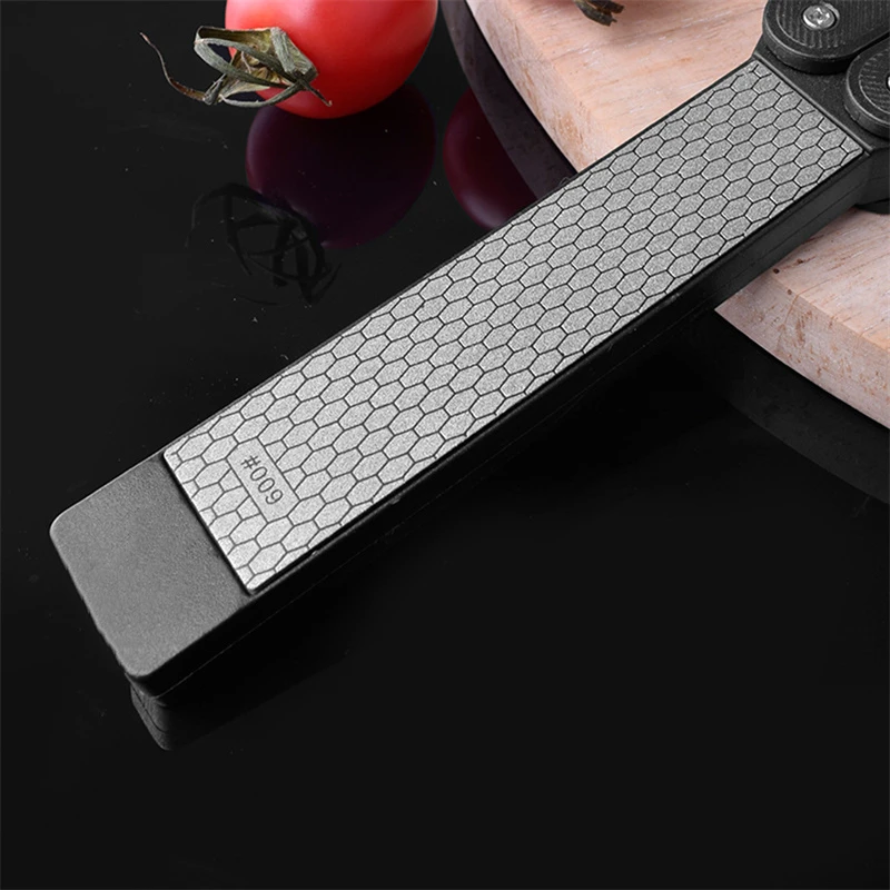 Portable  Knife Sharpener Folding Diamond Double-sided Fan Shape Knife Scissors Sharpening Stone Kitchen Ceramic Sharpening