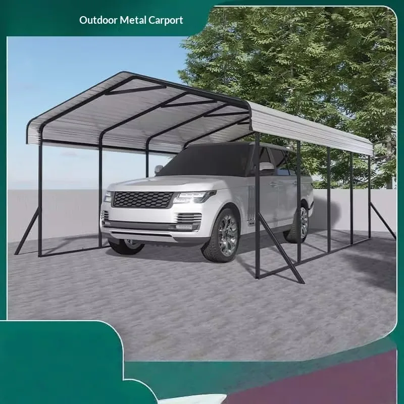 Customizable Metal Carport Garage Multi Specification Steel Car Shelter Portable Outdoor Canopy for Vehicle Protection