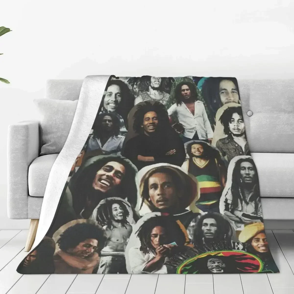 

Bob Baby Blanket Sofa Cover Fleece Printed Collage Portable Super Warm Babe Carpets for Bed Outdoor Bedspread Blankets
