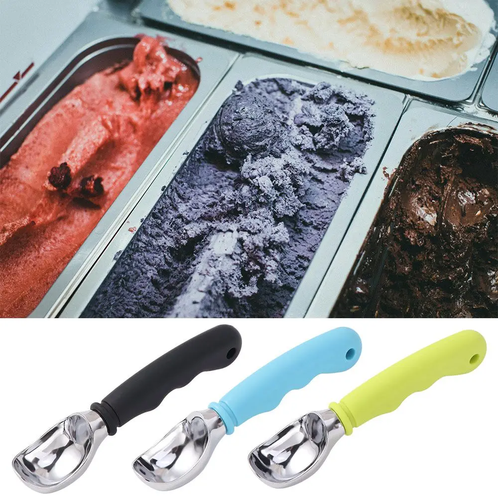 Creative Ice Cream Dessert Spoon Ergonomic Handle Durable Ice Cream Scoop Comfortable Sturdy Ice Cream Ball Digger