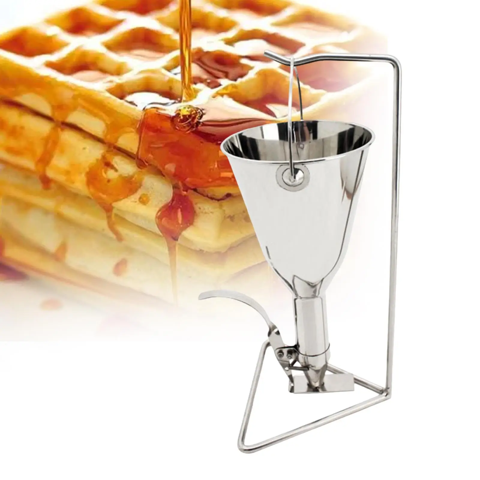 

Pancake Batter Dispenser Cooking Funnel Baking Tool for Pancakes Cake Crepes