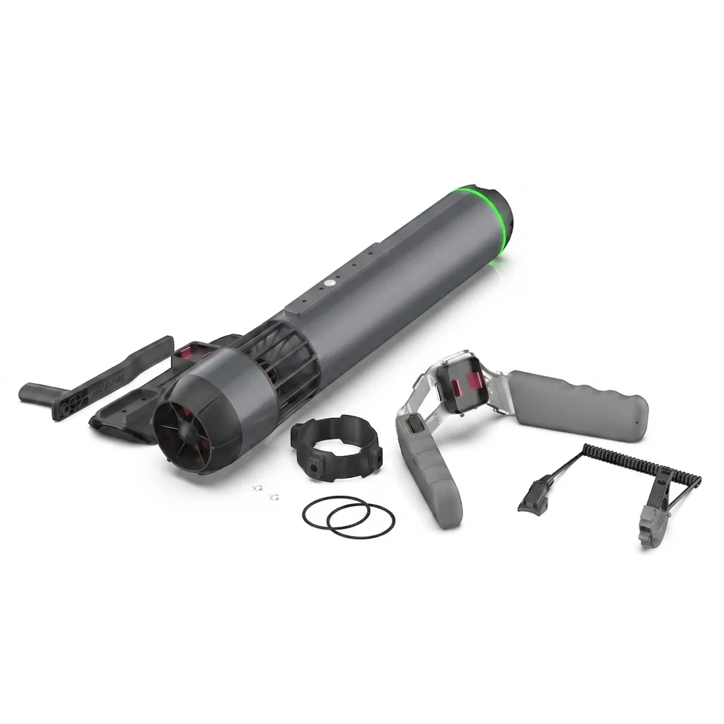TopSelling Gunmetal Underwater Scooter Sea Jet Thruster Scuba Submersible Paddleboard Booster Surfboard Propulsion Device