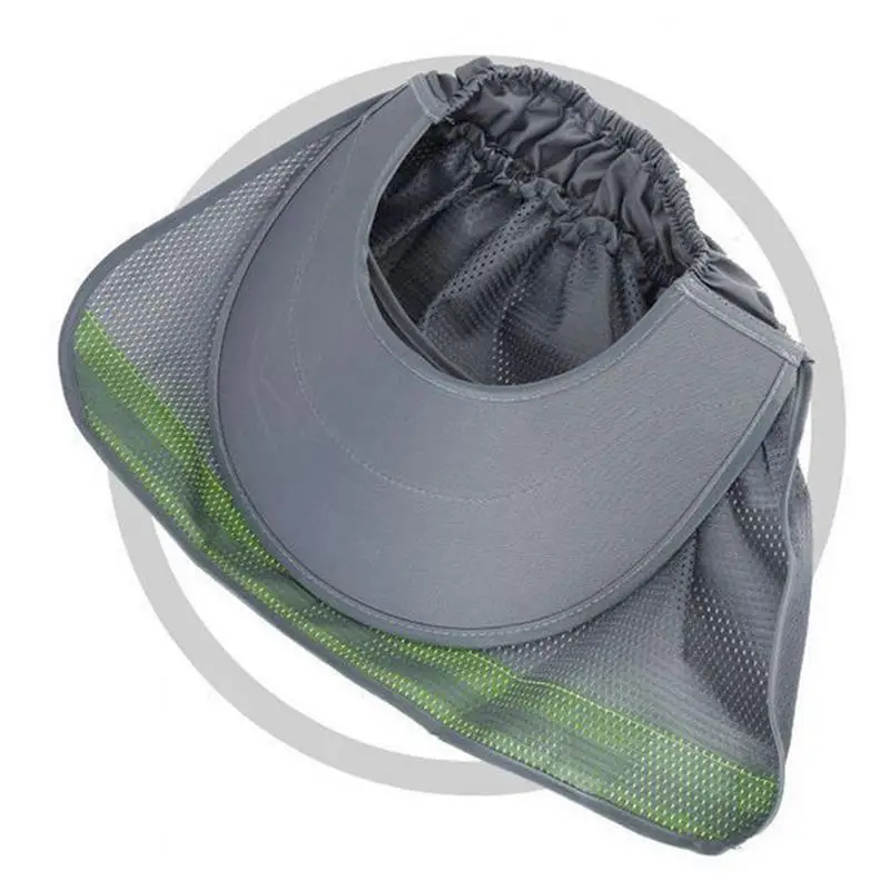 Construction Safety Reflective Hard Hat Neck Shield Helmet Sun Shade Reflective Stripe Kit Summer Sun Protection Prevent Sunburn