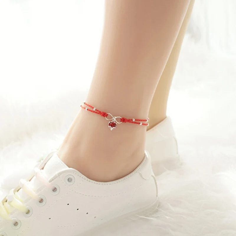 PANJBJ 925 Silver Color Mosubi Zircon Anklet For Women Girl Simplicity Retro Exquisite Jewelry Birthday Gift Dropshipping