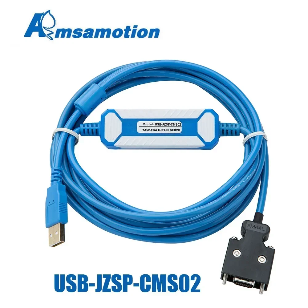 

USB-JZSP-CMS02 Suitable Yaskawa Sigma-II/ Sigma-III Series Servo Debugging Programming Cable SGDH SGDS SGDM SGDJ Servo
