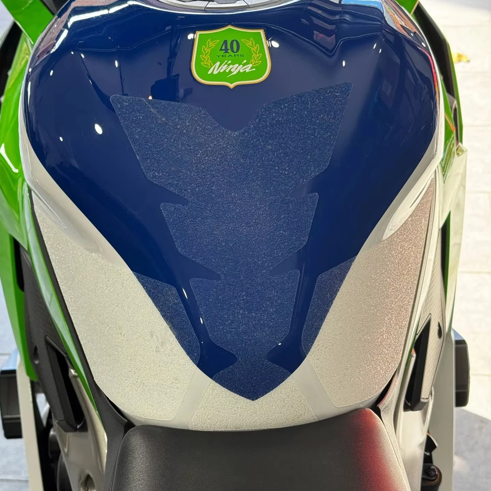 ZX-4R ZX-4RR خزان الوسادة ملصقات الغاز حامي لكاواساكي ZX 4RR 4R 2023-2025 ZX4RR ZX4R دراجة نارية عدة ملصقات حماية الركبة #5