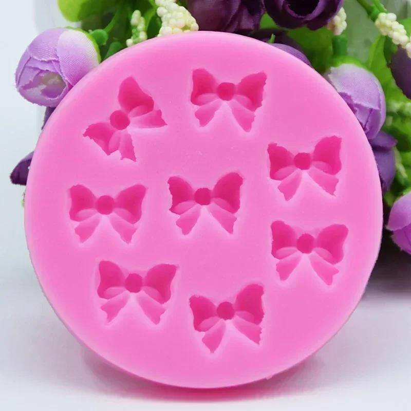 Handmade Bowknot Shape Design Creative Silicone Mold DIY Imperial Crown Art Decorations Mould Decorating Craft Accessories