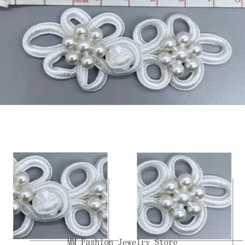 

D0UB Traditional Chinese Knot Buttons Cheongsam Fastener Closures DIY Sewing Costume