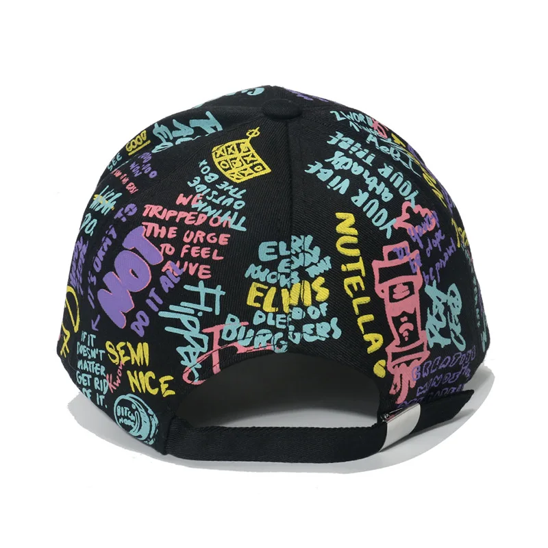 Fashion Unisex Graffiti printing Baseball Cap Men Women Outdoor Cotton Casquatte Hat Summer Adjustable Sun Hats Hip Hop Gorras