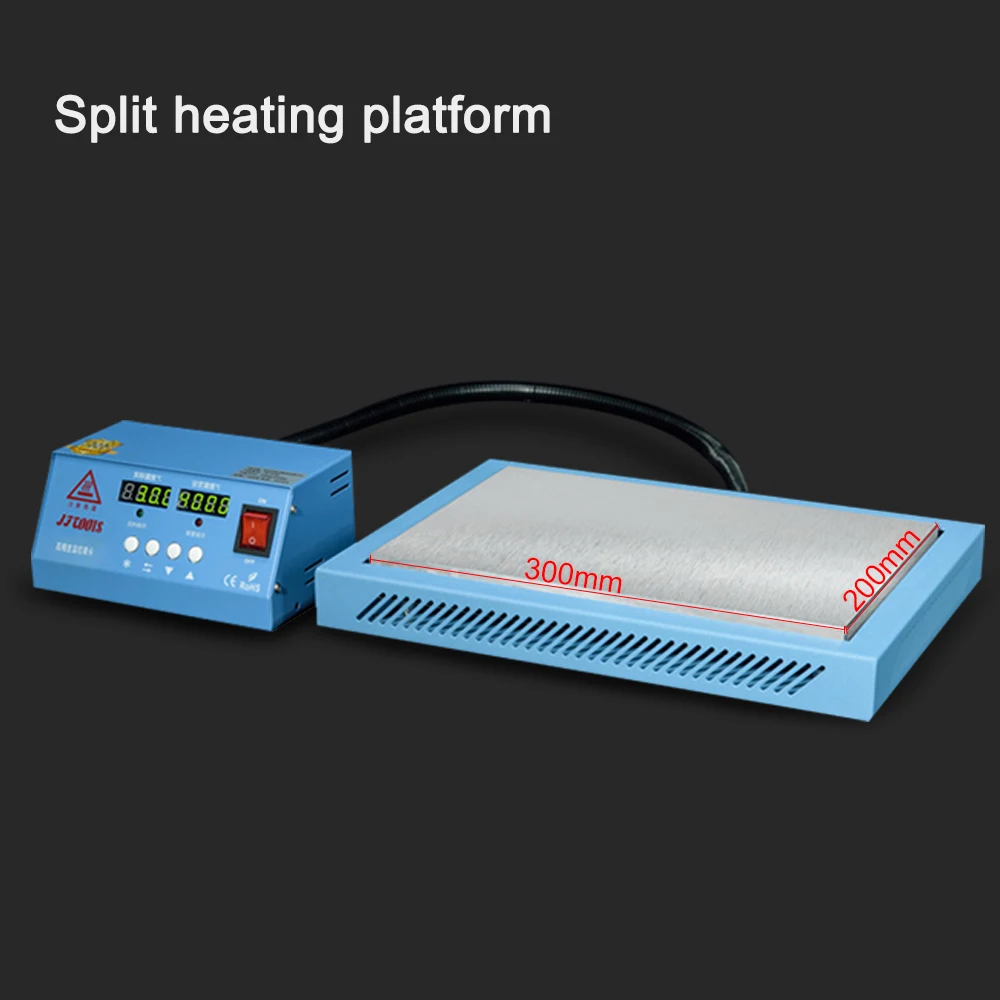 JF-976C Split Heating Platform Preheating Screen Heating Unit Constant Temperature Heating Station LED Lamp Bead Repair Station