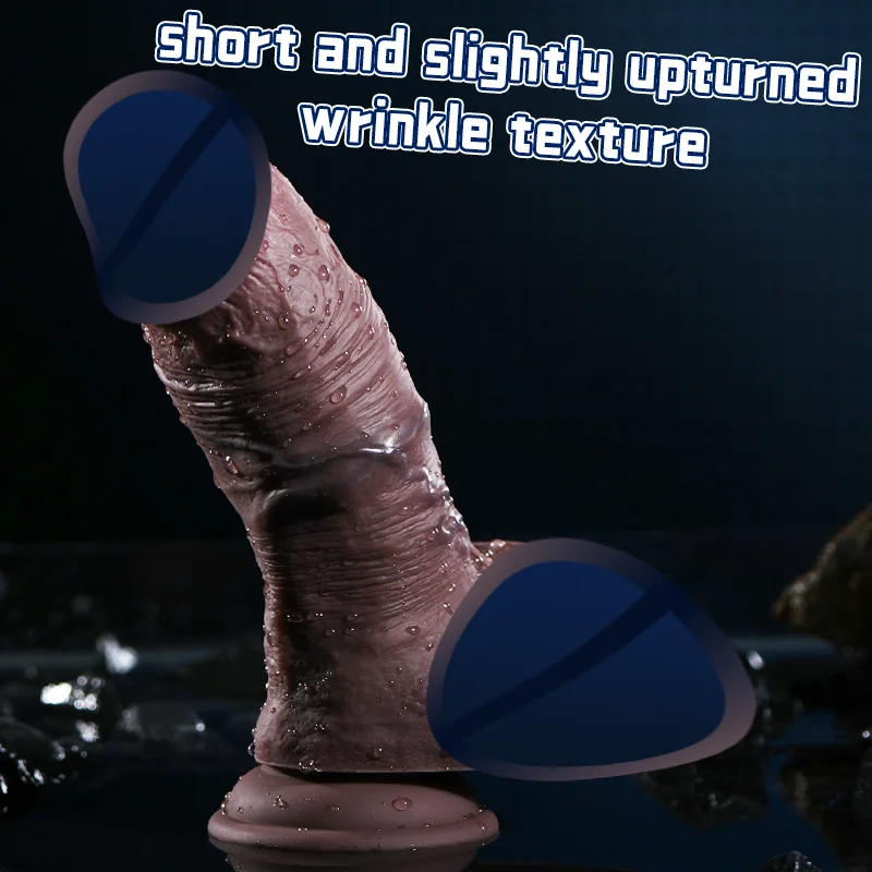 샤오 시옹 카 세 블랙 맨 페이크 페이크 페이크 페이크 딜도 실리콘 블루 베인즈 페이크 페니스 남성 여성 자위 스틱 게이