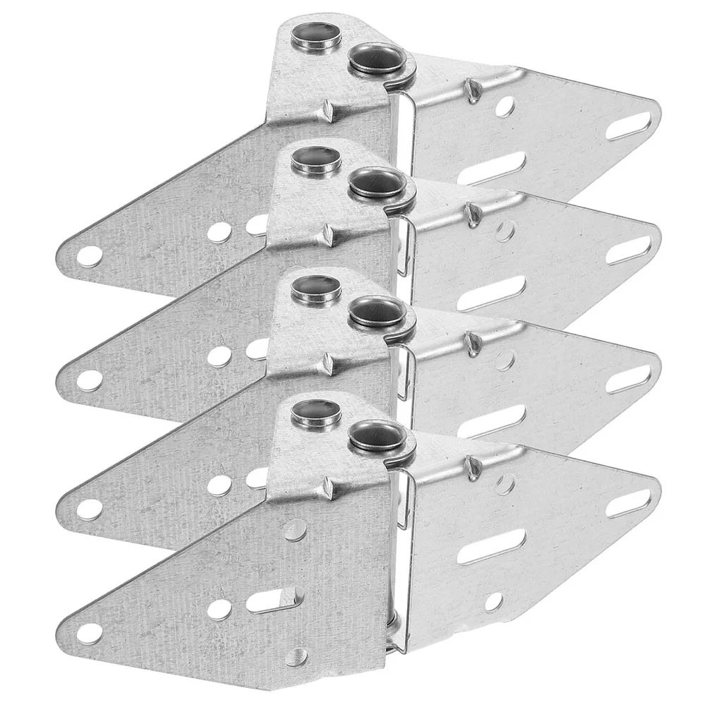 

4pcs Garage Door Hinge Heavy Duty Iron Replacement For Garage Door Sections Thickened Load-Bearing Automatic Closing Hardware