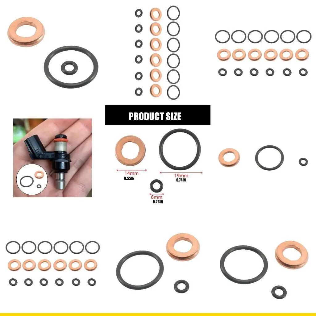 

SZCH Injector Gasket Rings 059130519B WHT007480 WHT000884 95811051901 Injectors Seals Repair
