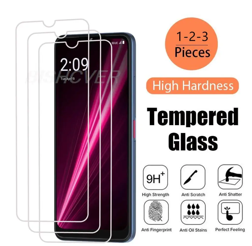 

Tempered Glass For T-Mobile Revvl V+ 5G Screen Protector Glass For T-Mobile Revvl 6 4 4+ REVVLRY+ REVVLRY Plus Protective Film