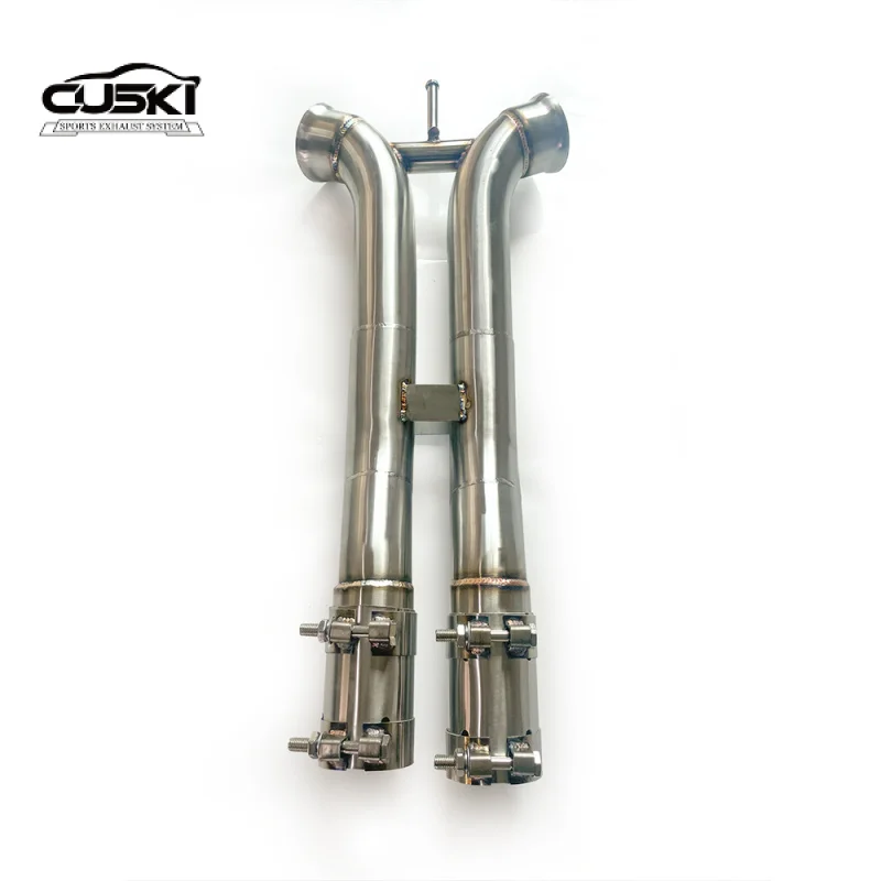 Suitable for Porsche Panamera 971 2.9T 2017-2022 quality Polishing Stainless Steel Equal Length Middle Pipe Exhaust Downpipe